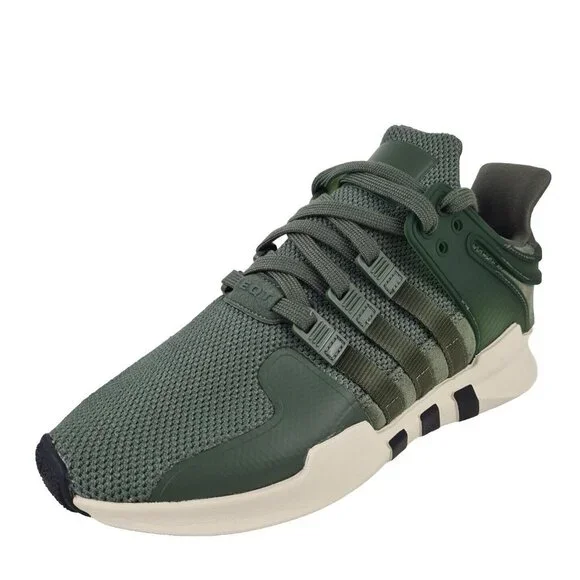 Adidas EQT Support ADV Originals Womens Green Running Sneakers - Picture 2 of 13